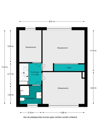 Plattegrond - Pelsplein 5, 4761 KD Zevenbergen - Pelsplein 5 - 1e verdieping - 2D.jpg